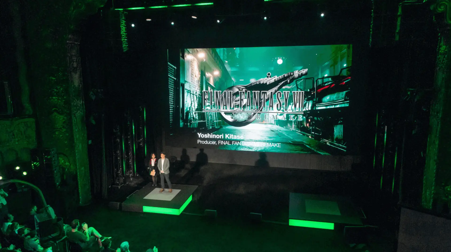 Stage presentation of Final Fantasy VII Remake